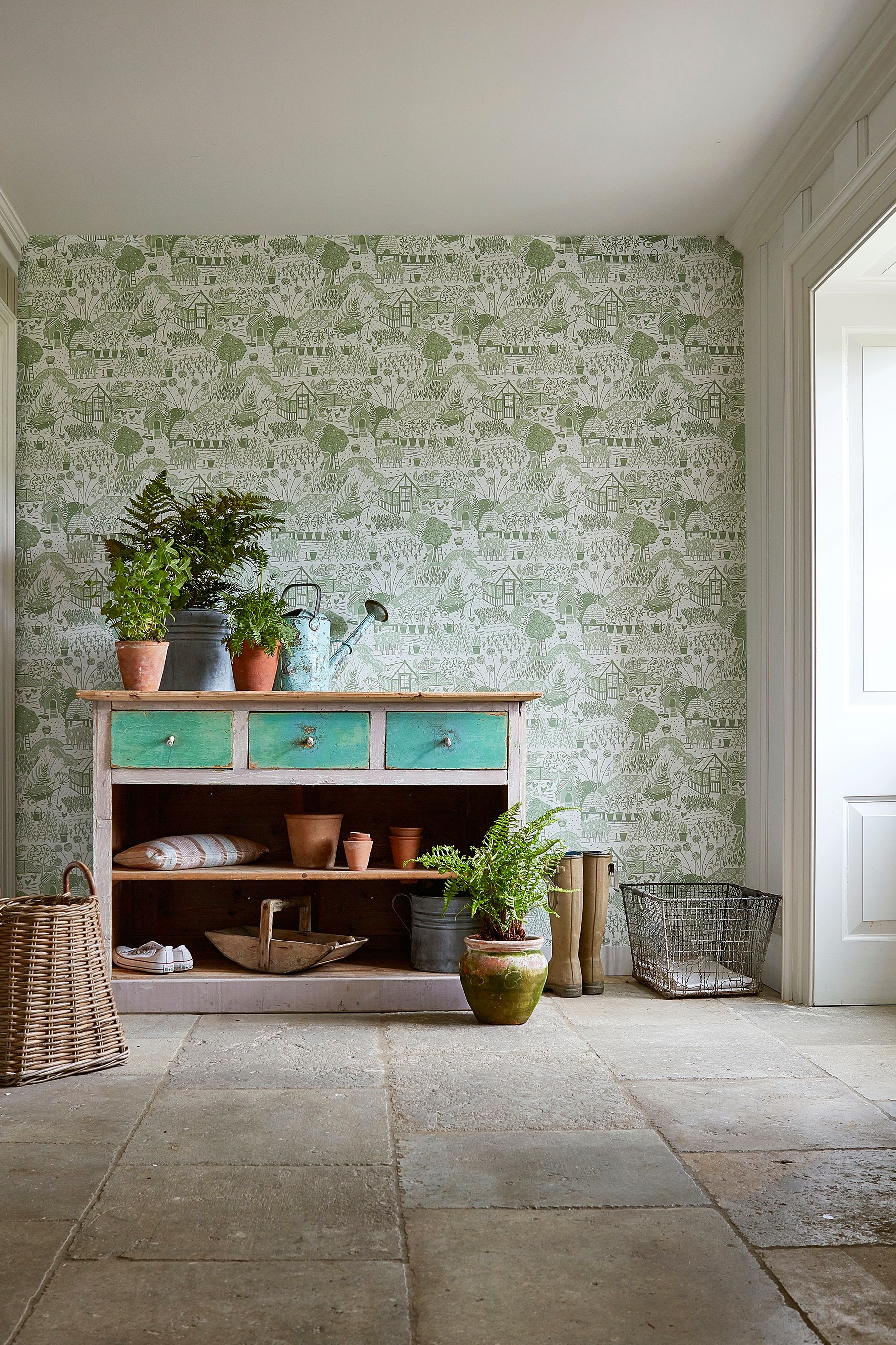 Buy Sanderson Home The Allotment Wallpaper from the Next