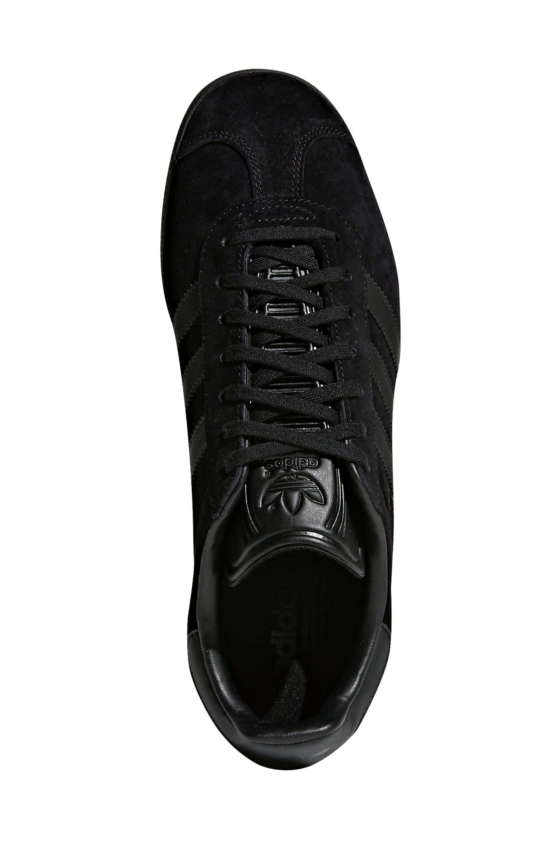 Buy adidas Originals Black/Black Gazelle Trainers from the Next UK