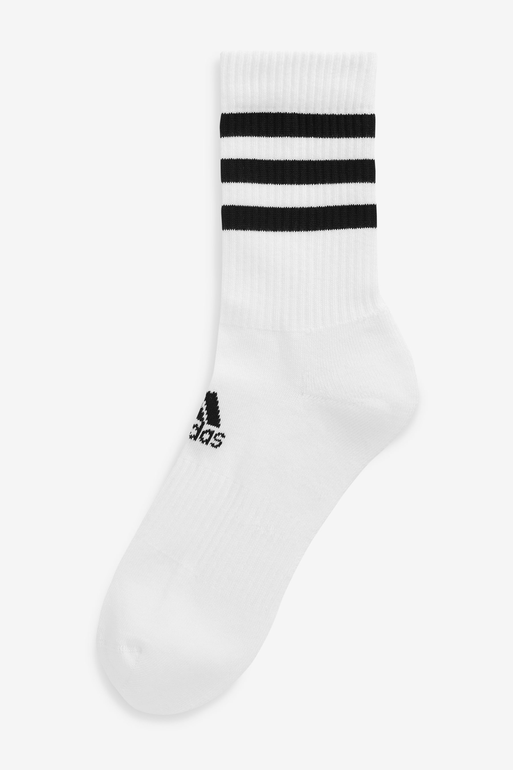 Buy Adidas Adult White 3 Stripe Crew Socks Three Pack From The Next Uk