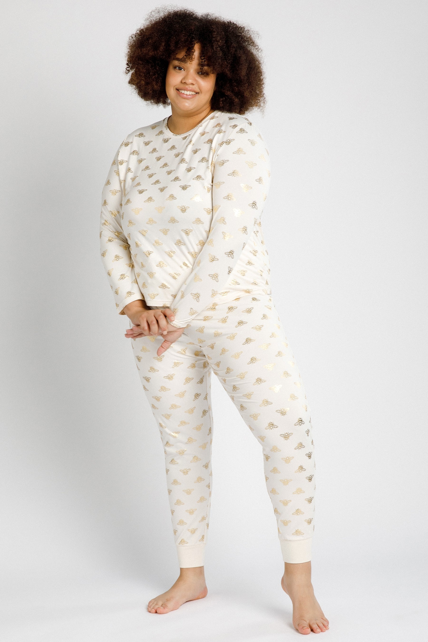 Buy Chelsea Peers Curve Honey Bee Classic Pyjama Set from the Next UK ...