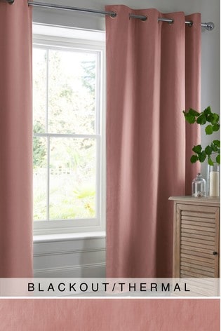 Buy Eyelet Blackout Thermal Cotton Curtains From Next