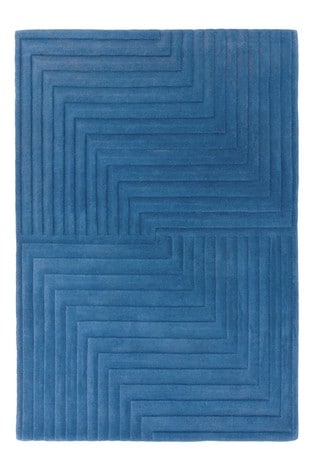 Asiatic Rugs Form Wool Rug From The, Blue Wool Rugs