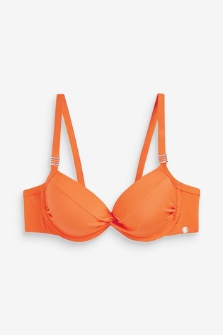 orange bikini top