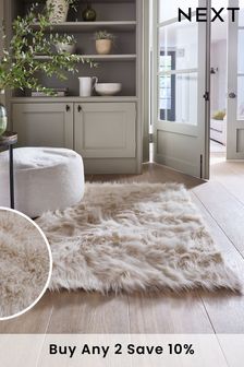 White Rugs Plain And Patterned, Fluffy White Rug