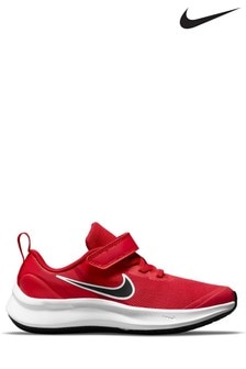 red nike trainers junior