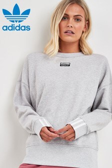 adidas originals ryv hoodie in grey